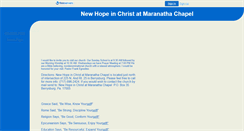 Desktop Screenshot of nhicamc.faithweb.com