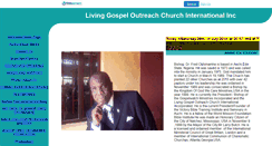 Desktop Screenshot of livinggospel.faithweb.com