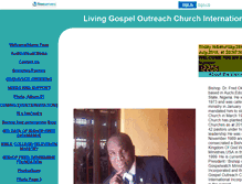 Tablet Screenshot of livinggospel.faithweb.com