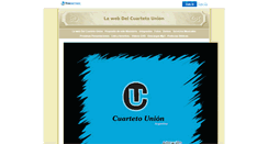 Desktop Screenshot of cuartetounion.faithweb.com