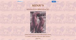 Desktop Screenshot of kenju.faithweb.com