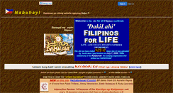 Desktop Screenshot of filipinos4life.faithweb.com