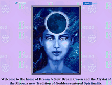 Tablet Screenshot of dreamanewdreamcoven.faithweb.com
