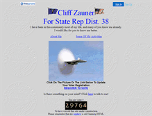 Tablet Screenshot of cliffzauner.faithweb.com