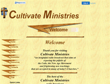 Tablet Screenshot of cultivate.faithweb.com