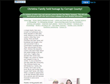 Tablet Screenshot of christines.faithweb.com