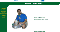 Desktop Screenshot of davispottery.faithweb.com