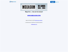 Tablet Screenshot of megasom.faithweb.com
