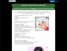 Tablet Screenshot of myanime.faithweb.com