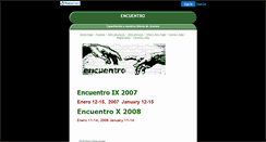 Desktop Screenshot of encuentro.faithweb.com