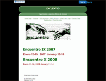 Tablet Screenshot of encuentro.faithweb.com