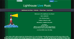 Desktop Screenshot of lighthouselivemusic.faithweb.com