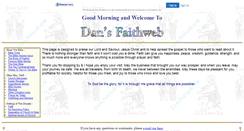 Desktop Screenshot of dans.faithweb.com