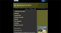 Desktop Screenshot of johnstrange.faithweb.com