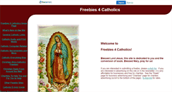 Desktop Screenshot of freebies4catholics.faithweb.com