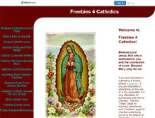 Tablet Screenshot of freebies4catholics.faithweb.com