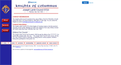 Desktop Screenshot of lambcouncil5723kofc.faithweb.com