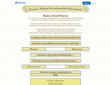 Tablet Screenshot of hamzayusuf.faithweb.com