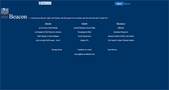 Desktop Screenshot of beacon.faithweb.com