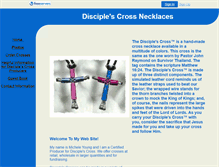 Tablet Screenshot of disciplescross.faithweb.com