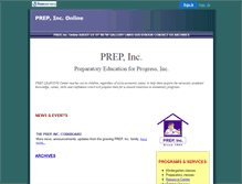 Tablet Screenshot of prepinc.faithweb.com