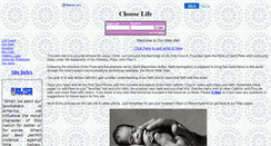 Desktop Screenshot of chooselife.faithweb.com