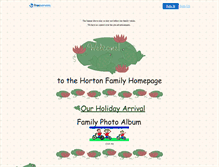 Tablet Screenshot of hortonfamily.faithweb.com