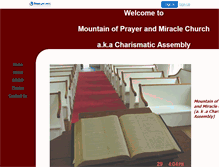 Tablet Screenshot of mountainofprayer.faithweb.com