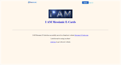 Desktop Screenshot of ecards-i-am.faithweb.com