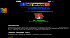 Desktop Screenshot of emmaus.faithweb.com