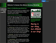 Tablet Screenshot of kansascityallianceracewayministries.faithweb.com