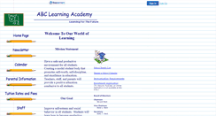 Desktop Screenshot of abclearningacademy.faithweb.com