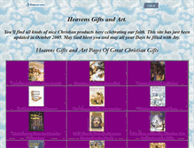 Tablet Screenshot of heavensgifts.faithweb.com
